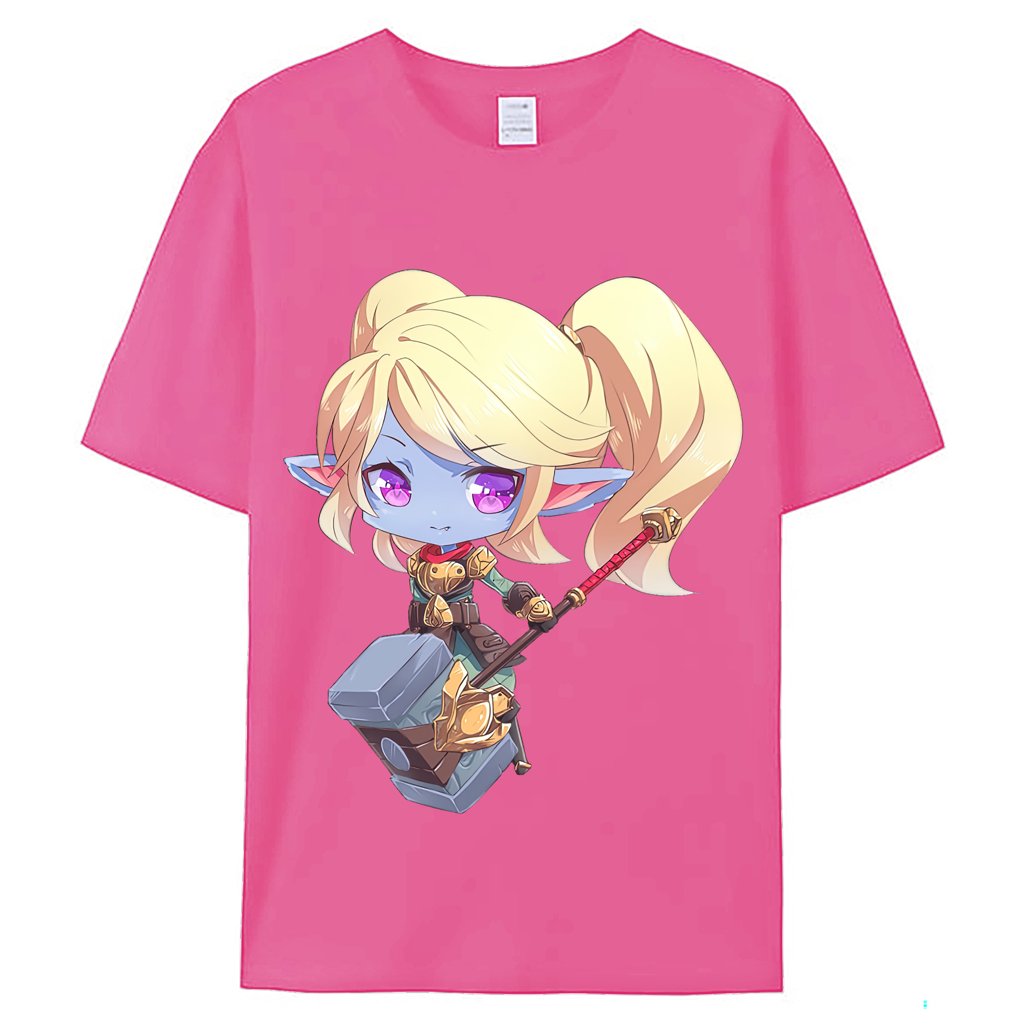 （画像用） リーグ・オブ・レジェンド League of Legends LOL レディースカジュアルプリントTシャツ（綿100％）